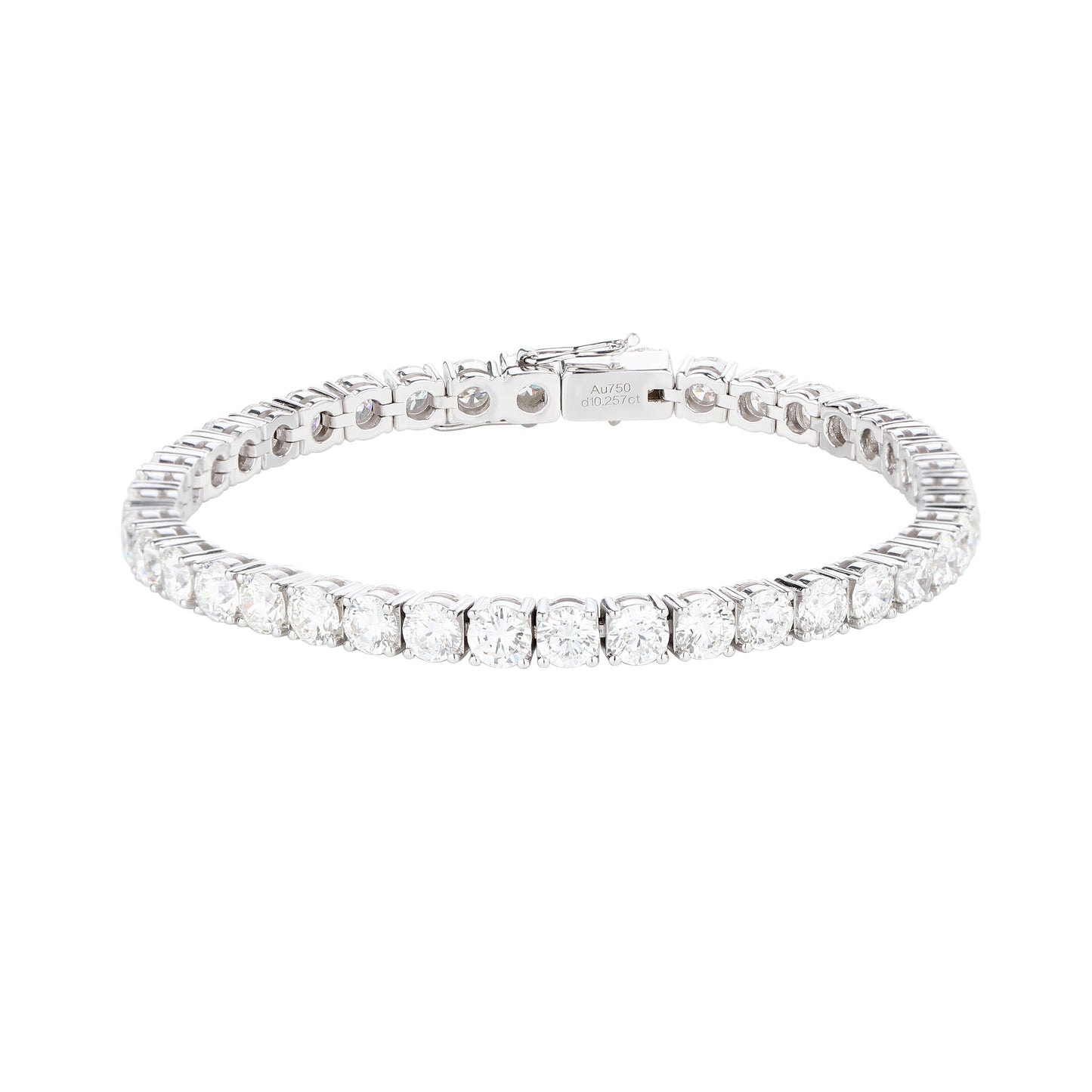 Diamond Tennis Bracelet in 18K White Gold